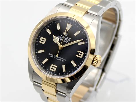 rolex explorer thickness|rolex explorer 36mm two tone.